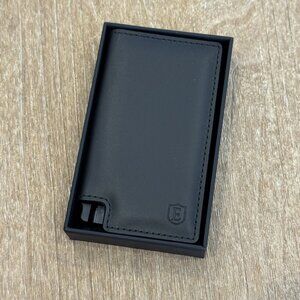 Ekster Leather Parliament Card Wallet Slim in Nappa Black Smart Cash Cards